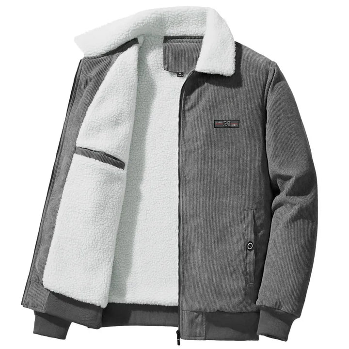 Herren Winterjacke Fleece Gefüttert Warm Isoliert
