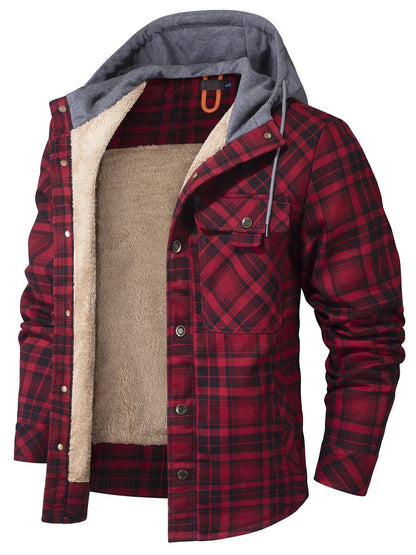 Robuste Outdoor-Jacke Woodland-Design