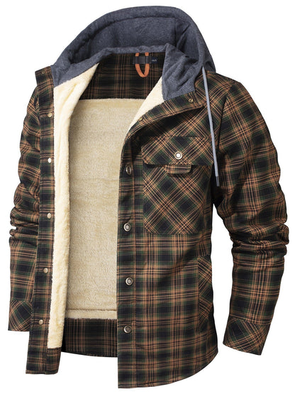 Robuste Outdoor-Jacke Woodland-Design