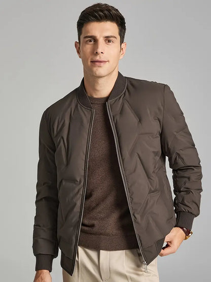 Lässige Herren Daunenjacke Outdoor Stil - IdealeKleiden