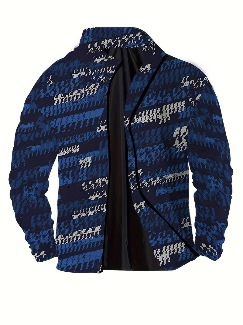 Herren Lederjacke Vintage Stil Reißverschluss