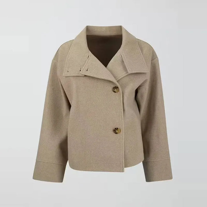 Damen Wintermantel Doppelreihig Elegantes Design
