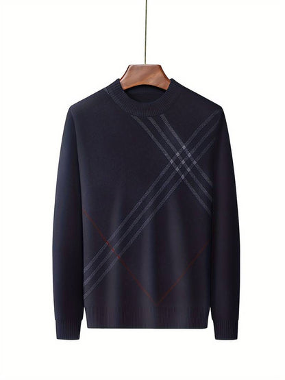 Soren – Bequemer Pullover Rundhals Casual