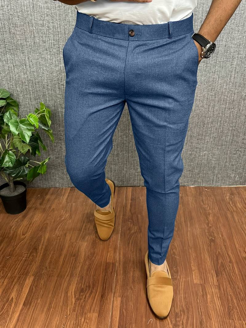 Elegante Herren-Anzughose Slim Fit