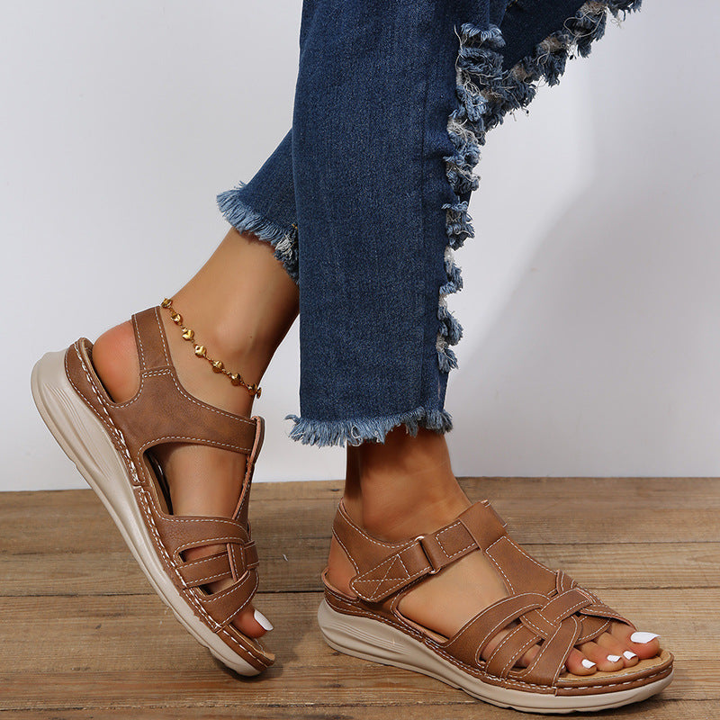 Bequeme Klettschuhe Damen Komfort Sohle - IdealeKleiden