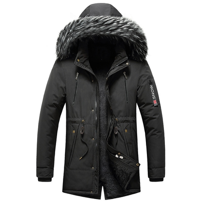 Herren Parka Warm Isoliert