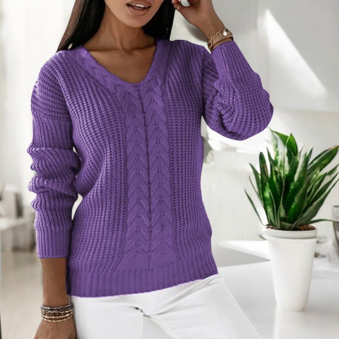 Moderne Strickpullover Skandinavisches Design