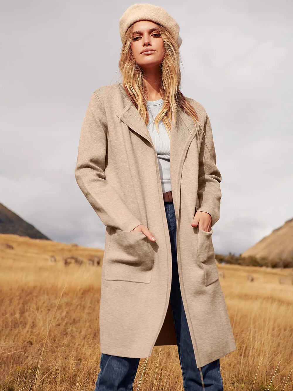 Stilvolle Damenjacke Mit Revers