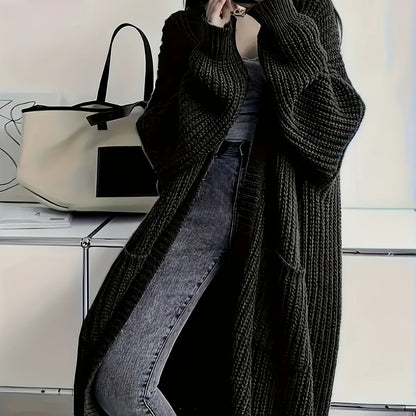 Damen Strickcardigan Elegant Gürtel
