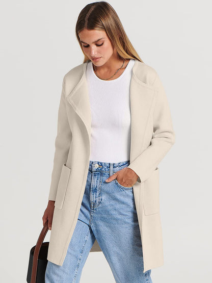 Stilvolle Damenjacke Mit Revers