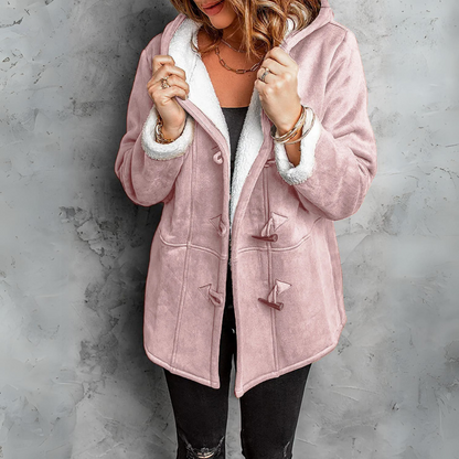 Stylische Damenjacke Kapuze Weich & Bequem