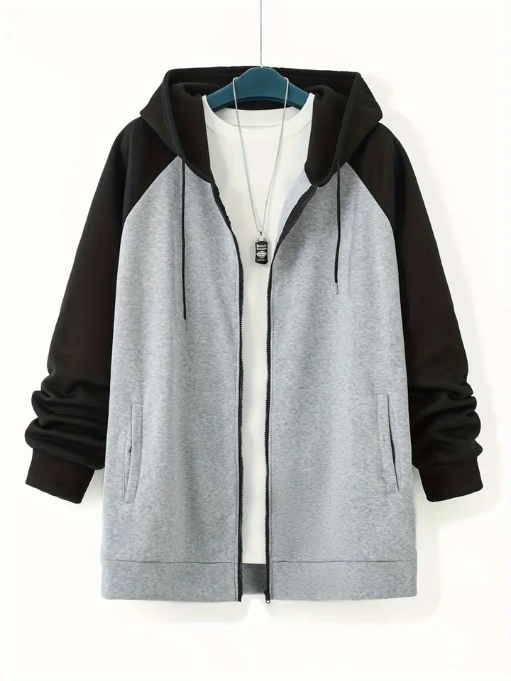 Herrenjacke Langarm Kordelzug Elegant