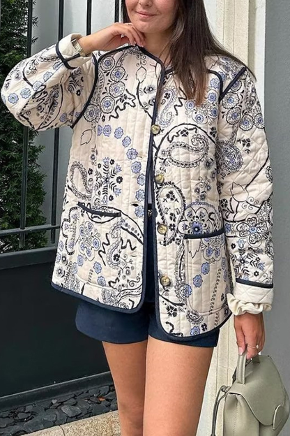 Bequeme Steppjacke Damen Baumwolle