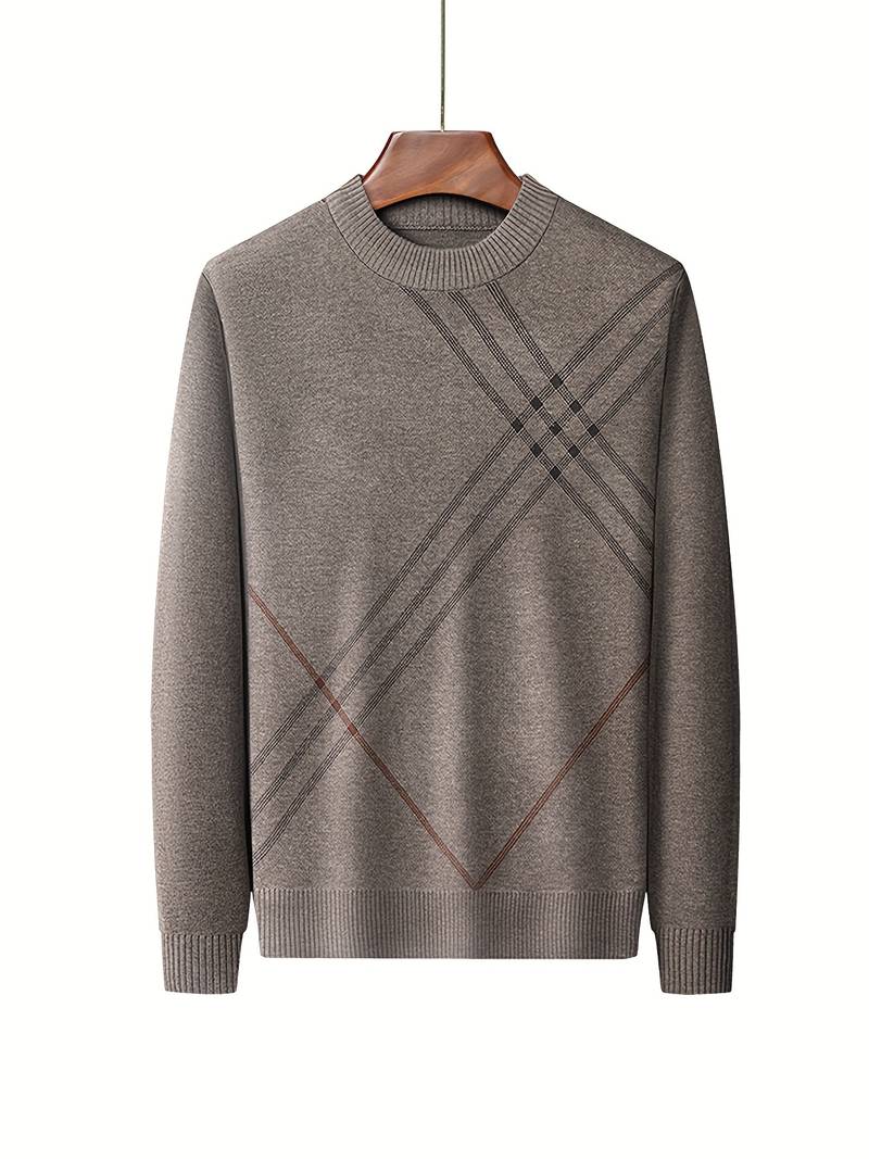 Soren – Bequemer Pullover Rundhals Casual