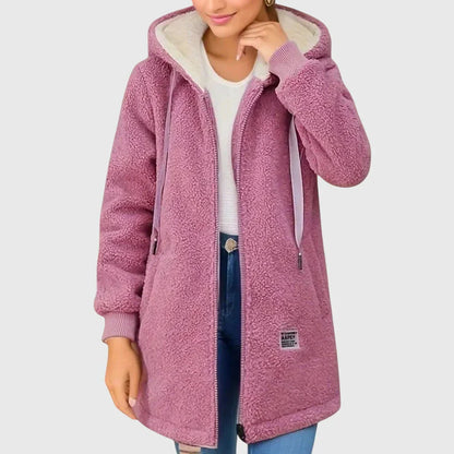 Damen Fleecejacke Warm Elegant Winter