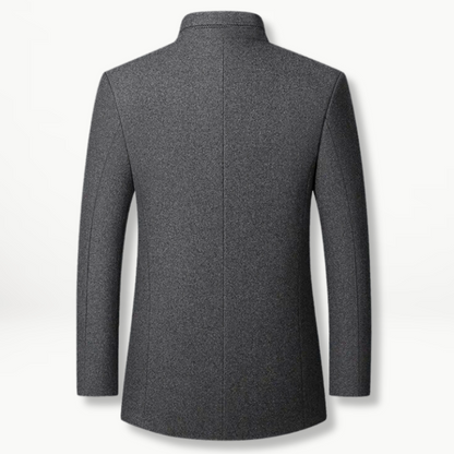 Klassische Damenjacke Wollmix Elegant Knöpfe - IdealeKleiden