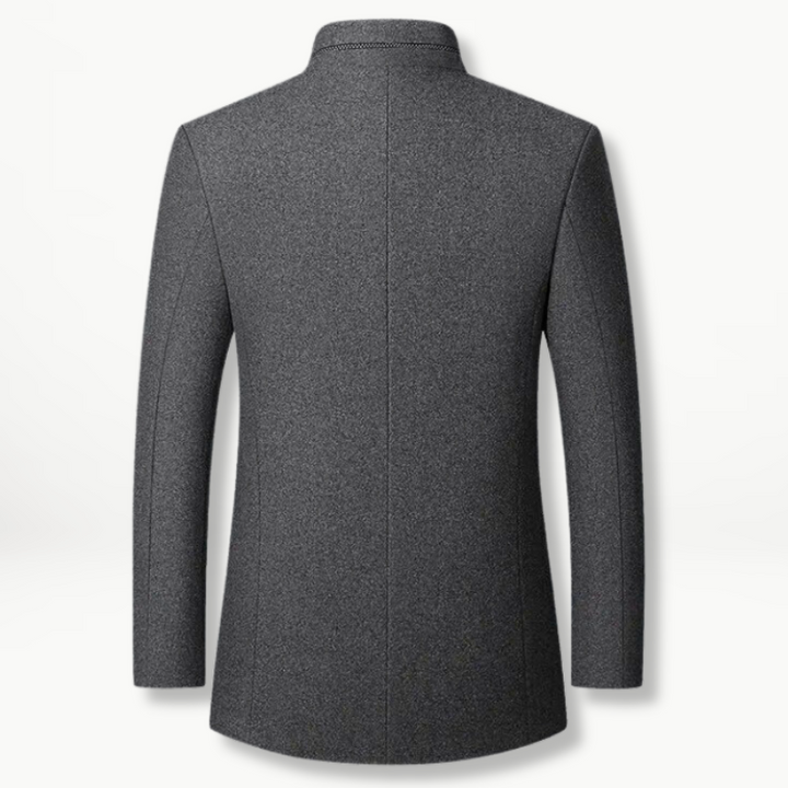 Klassische Damenjacke Wollmix Elegant Knöpfe - IdealeKleiden