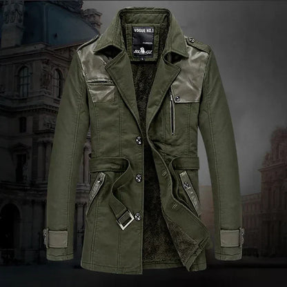 Eleganter Langmantel Damen bleibt falsch, daher: 
Eleganter Trenchcoat Herren Lang