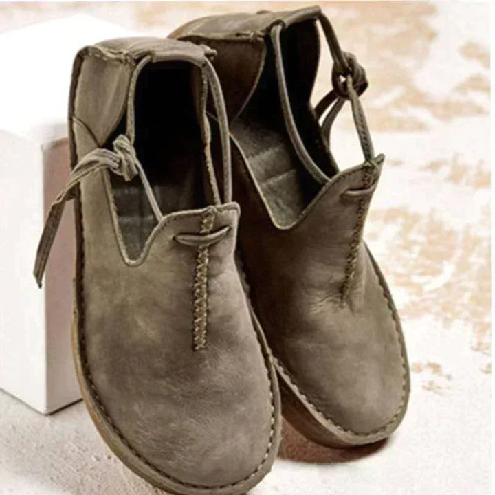 Herbstliche Lederstiefel Damen