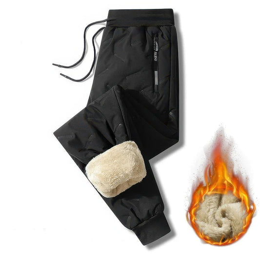 Weiche Jogginghose Plüsch Fleece Gefüttert - IdealeKleiden