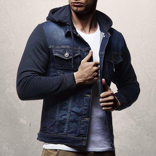 Modische Damenjacke Jeans Stil - IdealeKleiden