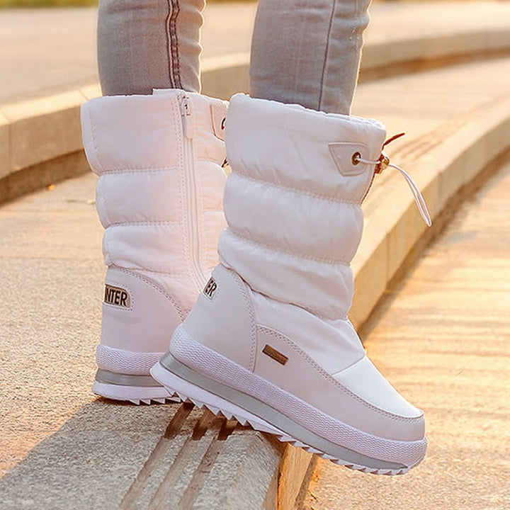 Warmes Damen Winterstiefel Bequem - IdealeKleiden