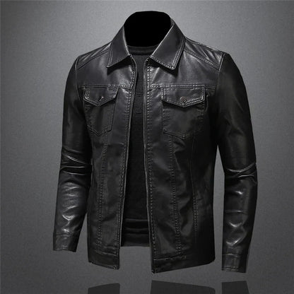 Lederjacke Herren Modern Schnitt