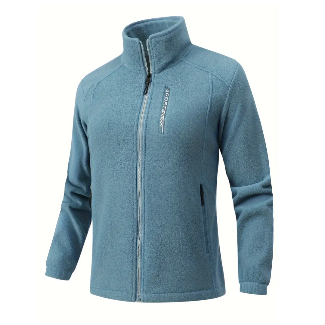 Damen Outdoor Fleecejacke Warm Gefüttert Plüschig