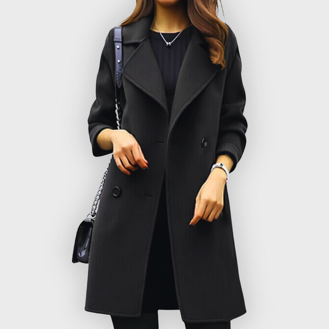 Klassischer Trenchcoat Damen Elegantes Design