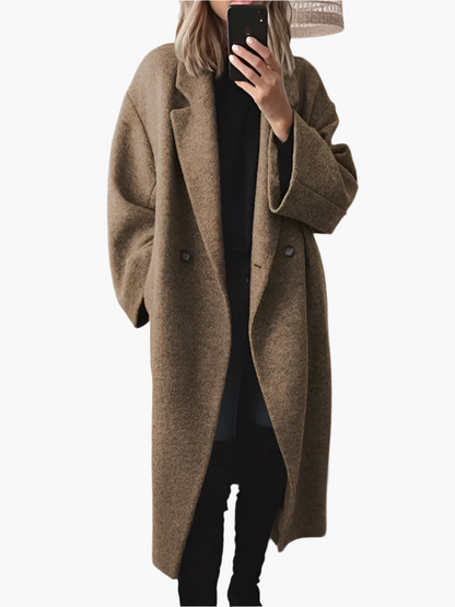 Damen Mantel Elegant Oversized Stil