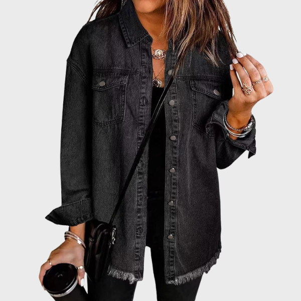 Elegante Denimjacke für Damen - IdealeKleiden
