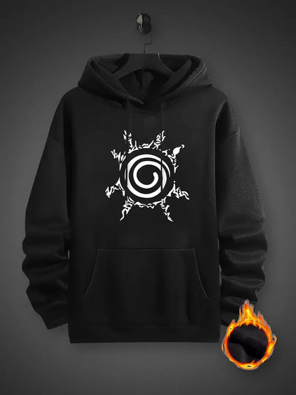 Herren Kapuzenpullover Sonne Trendy Design