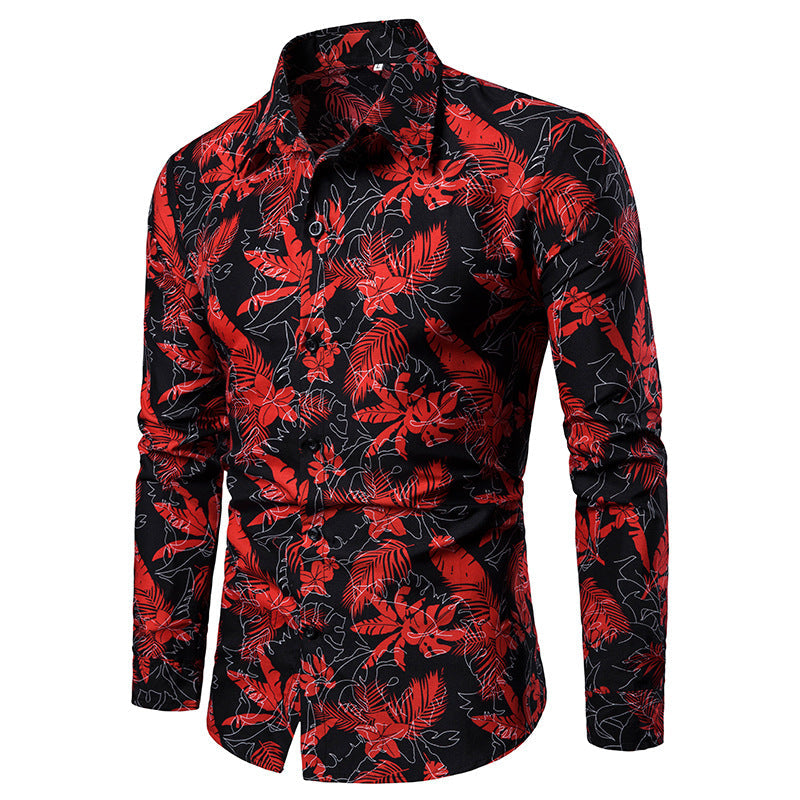 Herren Blouson Hemd Stilvoll Elegant