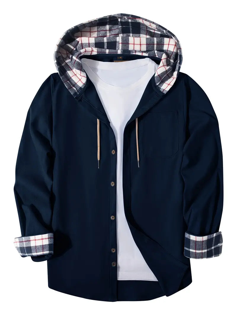 Herren Retro Karo Jacke Modern