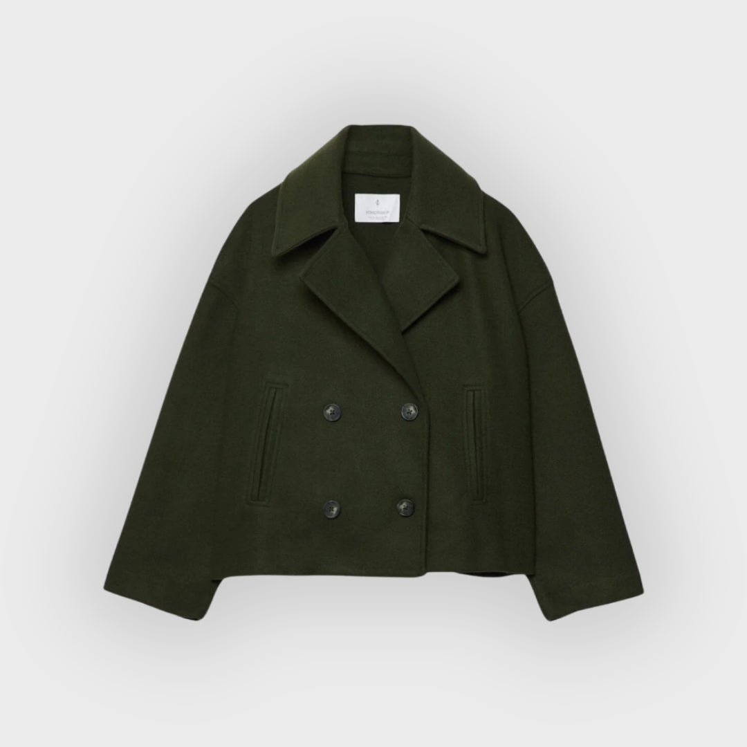 Modische Doppelreihenjacke Damen