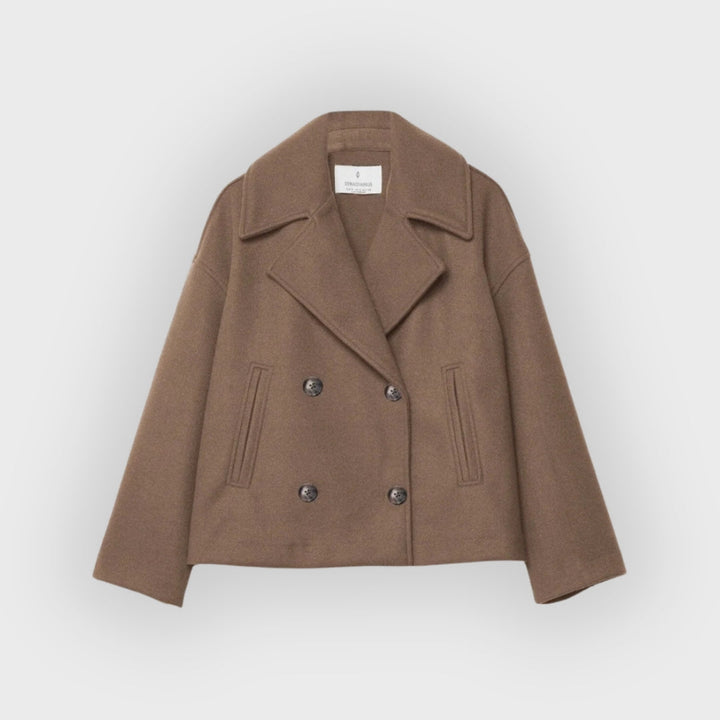 Modische Doppelreihenjacke Damen
