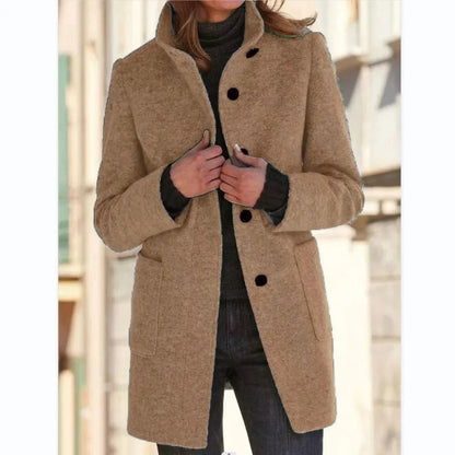 Damen Wollmantel Retro Chic Kayla