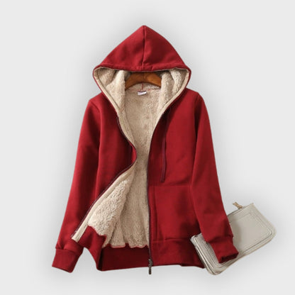 Kapuzenjacke Sherpa Weich Gefüttert - IdealeKleiden