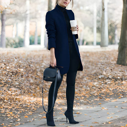 Buntwollblazer Lässig Chic Damen