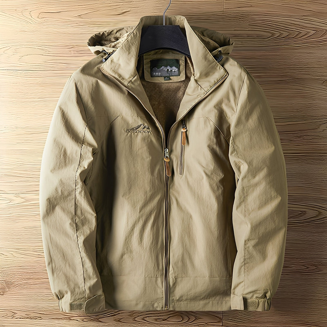 Herren Outdoor-Jacke Warm Isoliert Sportlich - IdealeKleiden