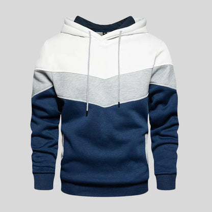Patchwork Strickpullover Herren Modern
