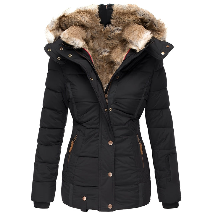 Stilvolle Damenjacke Warm Kapuze