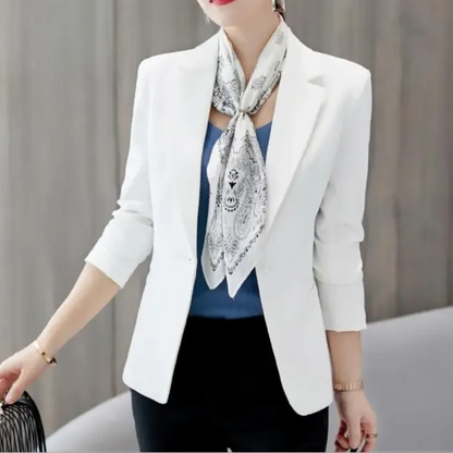 Eleganter Blazer Damen Ein-Knopf-Modell