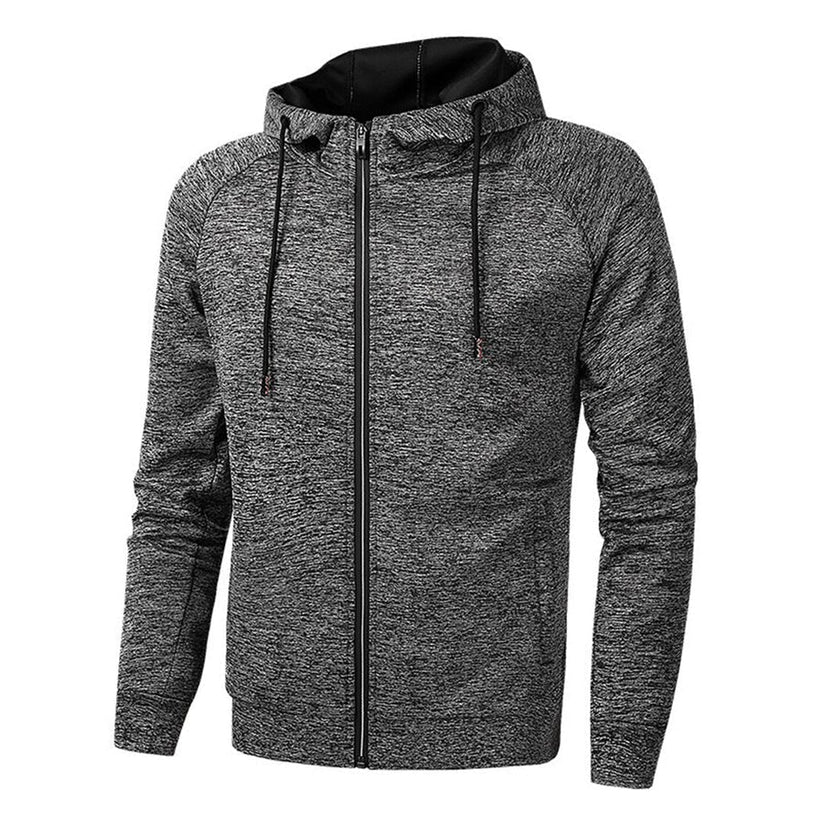 Lässige Herrenjacke mit Kapuze