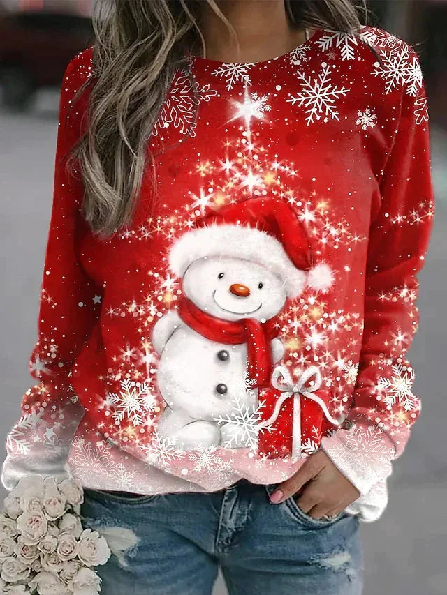 Weihnachtspullover Weich Strick Unisex Winter