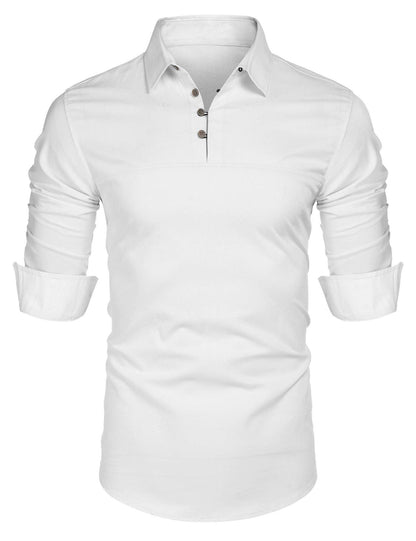 Elegantes Kleid Langärmlig Slim Fit Baumwolle Stehkragen