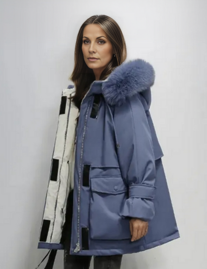 Winterparka Damen Vegan Pelz Ökologisch