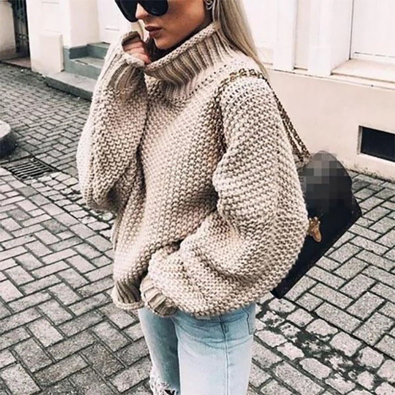 Stylische Pullover Damen Oberteil