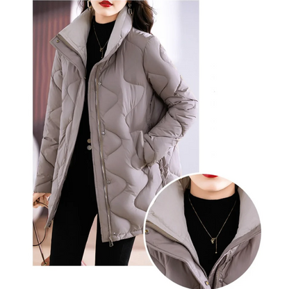 Elegante Steppjacke Herbst Winter Damen