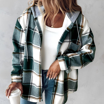 Damen Hoodie Jacke Weich Bequem - IdealeKleiden